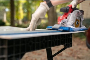 Six3Tile_Installation_Circular Saw Straight Cut