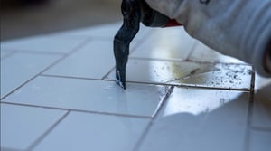 Six3Tile_Installation_Oscillating Tool Kitchen Light Box
